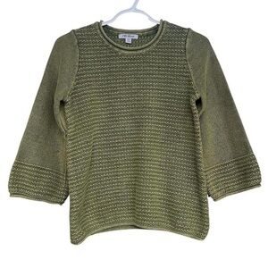 Vintage Green Knit Sweater